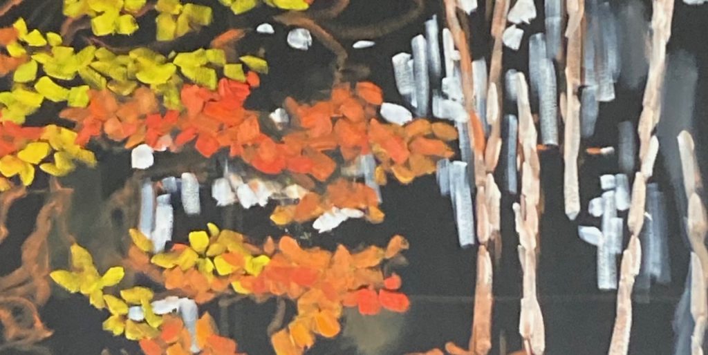 C2505E: J. Hall Impressionist Landscape